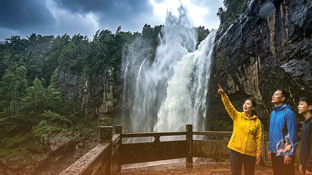 Typhoon Winds Made a Chinese Waterfall Flow Upward, and Science Explains Why