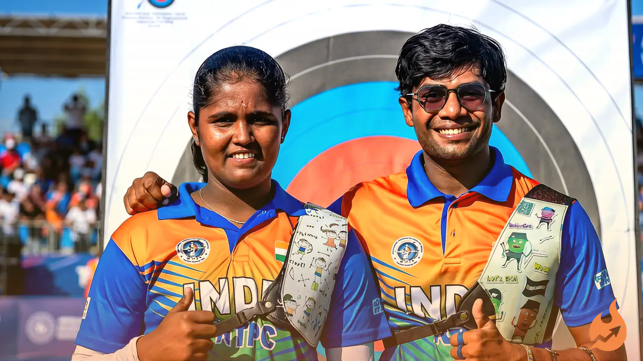 India Strike Gold in Turkey: Dheeraj and 17-Year-Old Kumkum Topple Olympic Champions Korea for Recurve Mixed Team Title