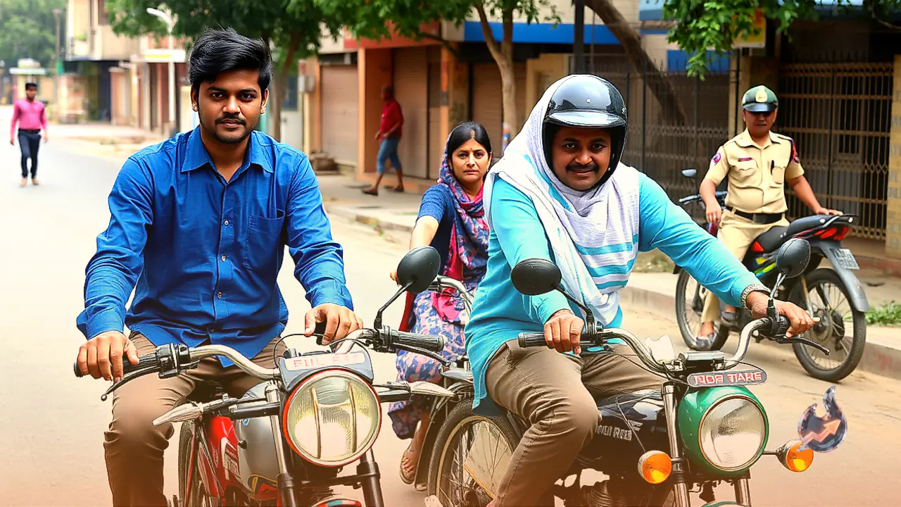 Two Brothers Ride Bicycles from Aligarh to Jaunpur After Being Scolded by Mother, Hathras Police Reunite Family