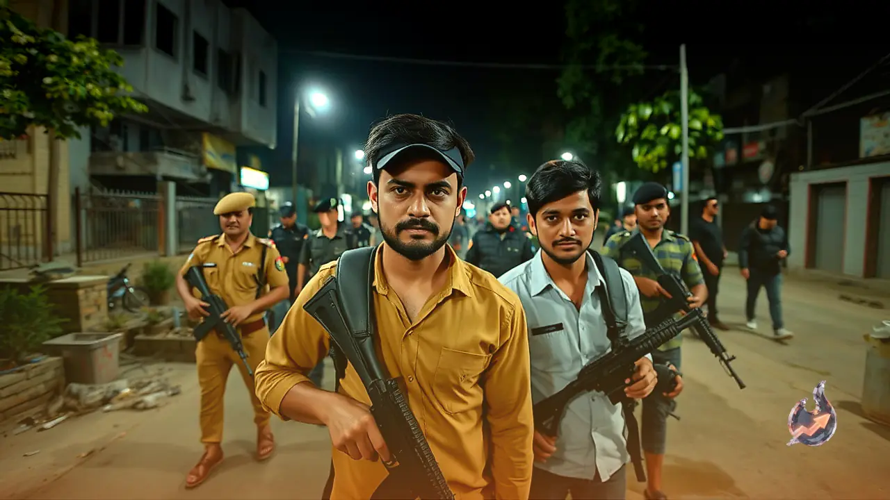Two Fugitives Wanted in Rape Case Wounded and Nabbed Following Late-Night Gunfight with Ghaziabad Police
