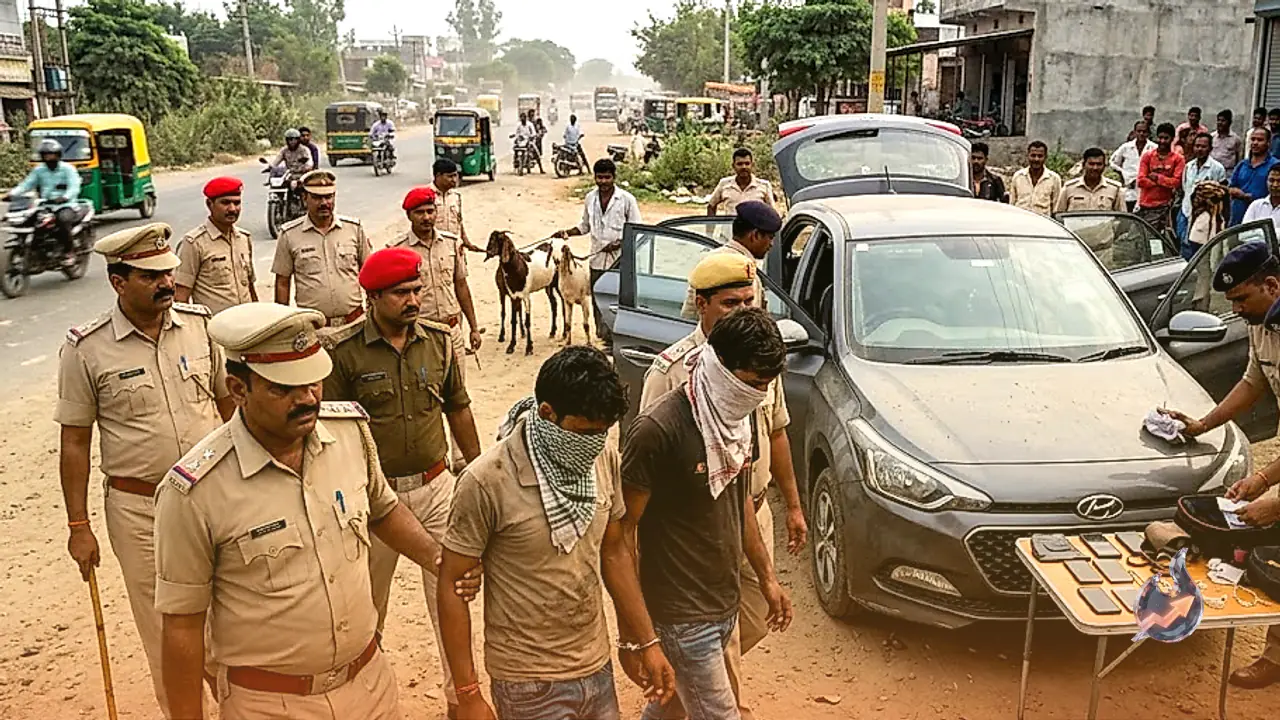 Two Nabbed in Kanpur for Running Highway Theft Gang Using Luxury Hatchback