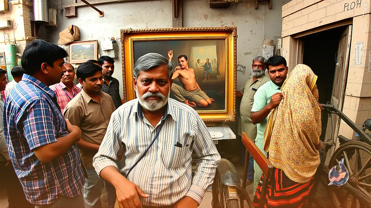 Tyeb Mehta painting shatters records, Rickshaw Puller auctioned for 69.1 crore rupees