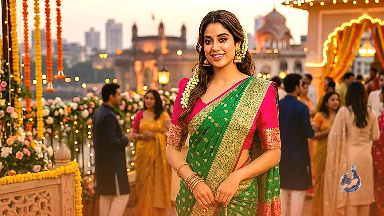 Elevate Festive Dressing With Contemporary Elegance: 5 Saree Ensembles Inspired by Janhvi Kapoor