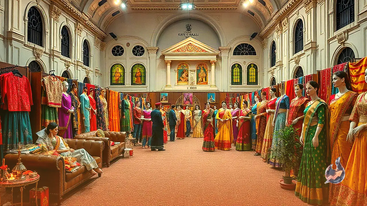 Festive Shoppers Get Access to Direct Varanasi Weaves Near Mandi House as Bridal Lehengas Start at ₹2,000