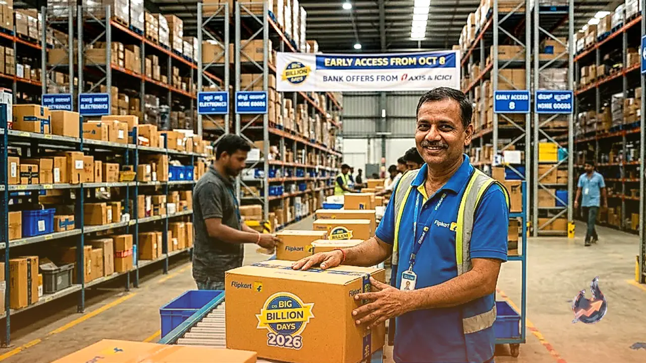 Flipkart Sets Big Billion Days 2026 for October 9 With Early Access and Bank Perks