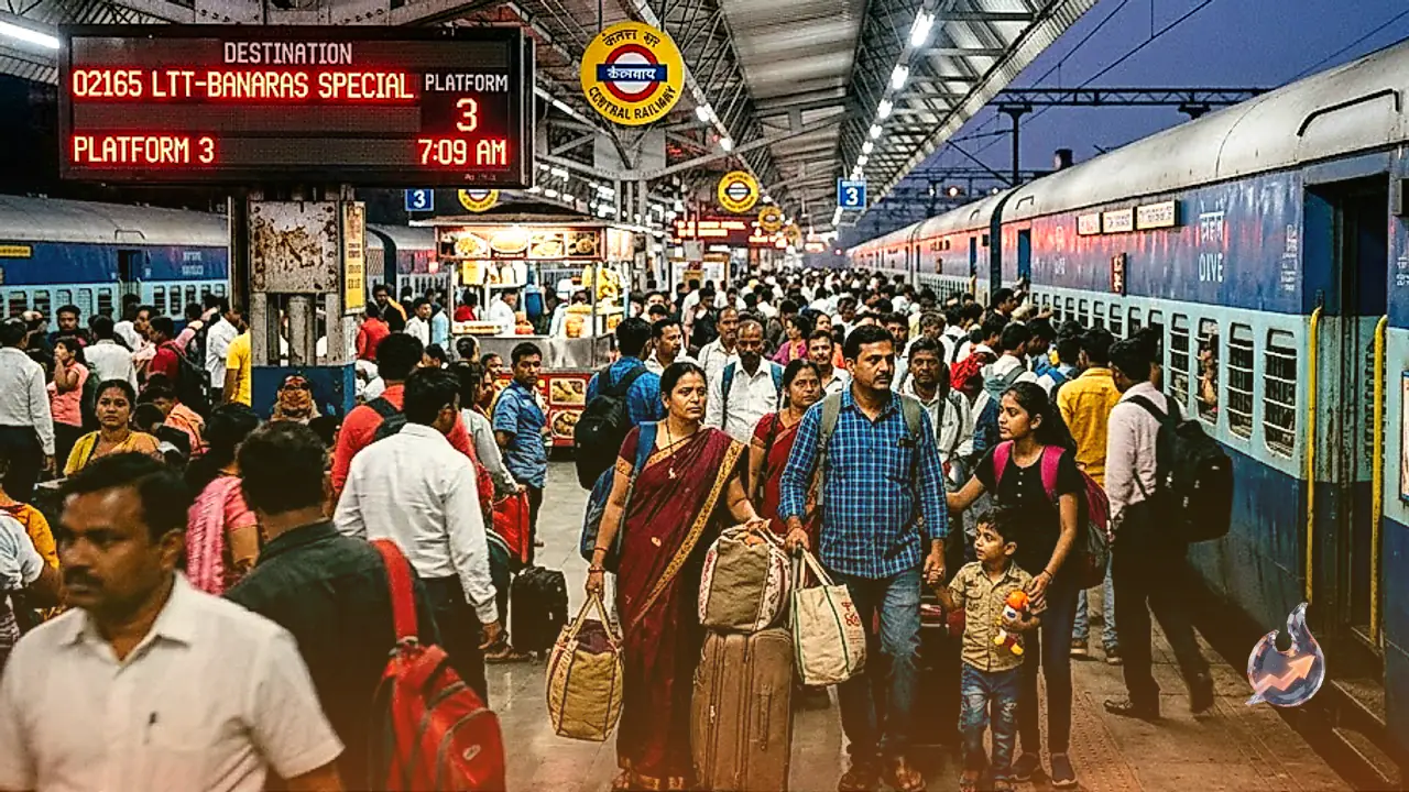 Festive Special Train Announced Between Mumbai and Banaras to Clear Rush