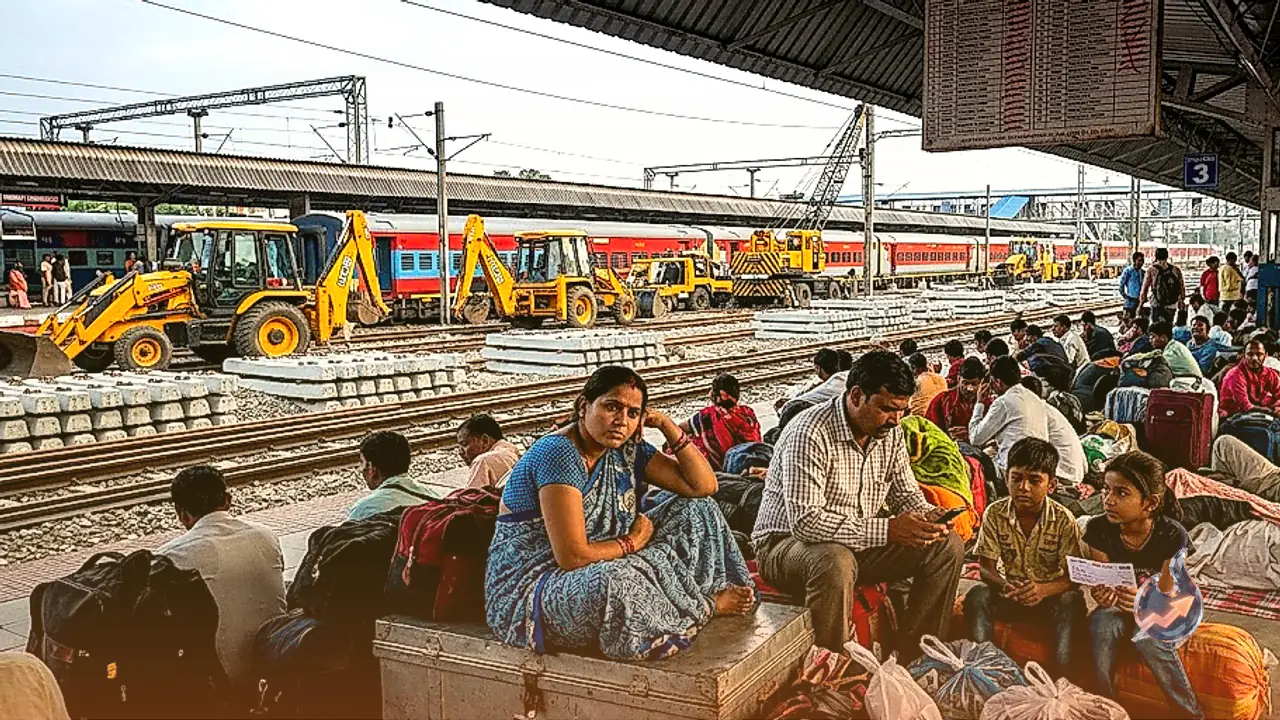 त्योहारी सीजन में रेलवे ट्रैक अपग्रेड के चलते दर्जनों रेलगाड़ियां निरस्त, घर निकलने से पहले जानें पूरा शेड्यूल