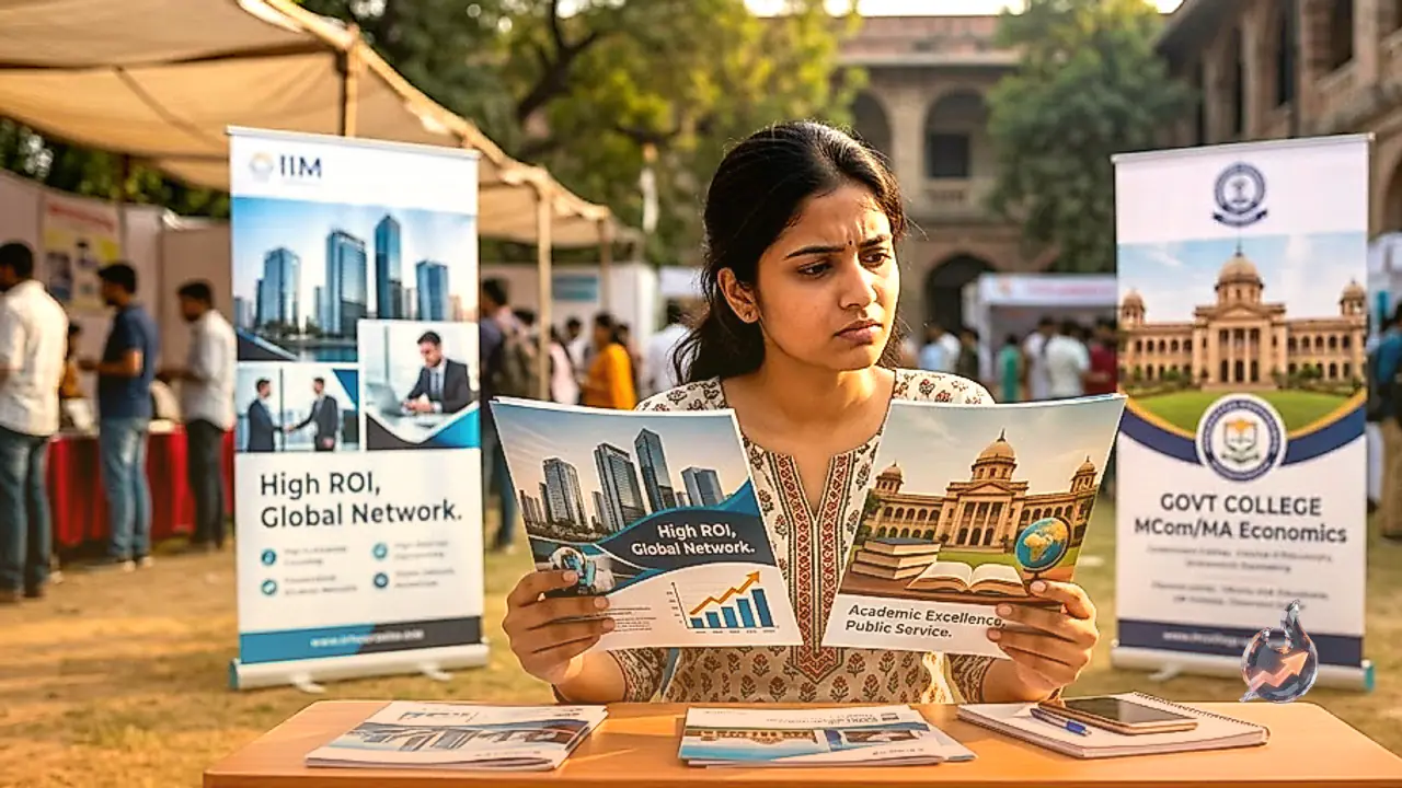 Choosing Between an IIM MBA and an Affordable Govt College MCom or MA Economics Degree for Your Career