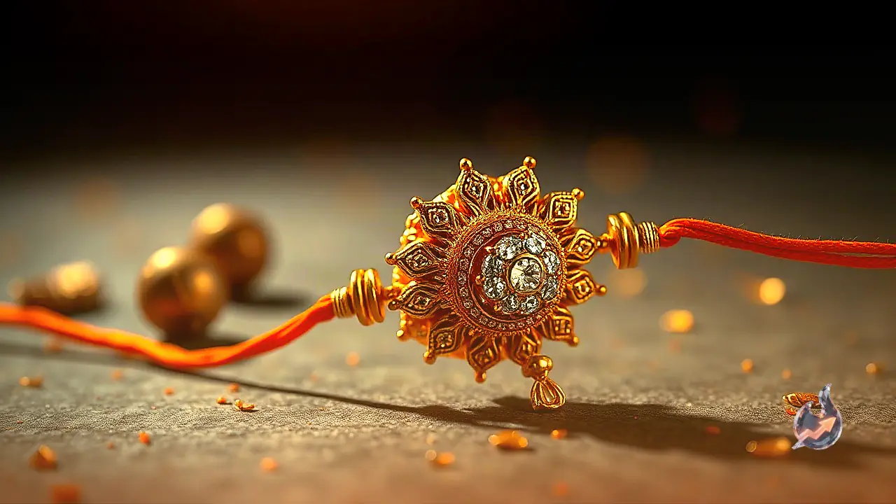 Udaipur Artisan Dr. Iqbal Sakka Crafts Microscopic Gold and Diamond Rakhi Visible Only Under Lens