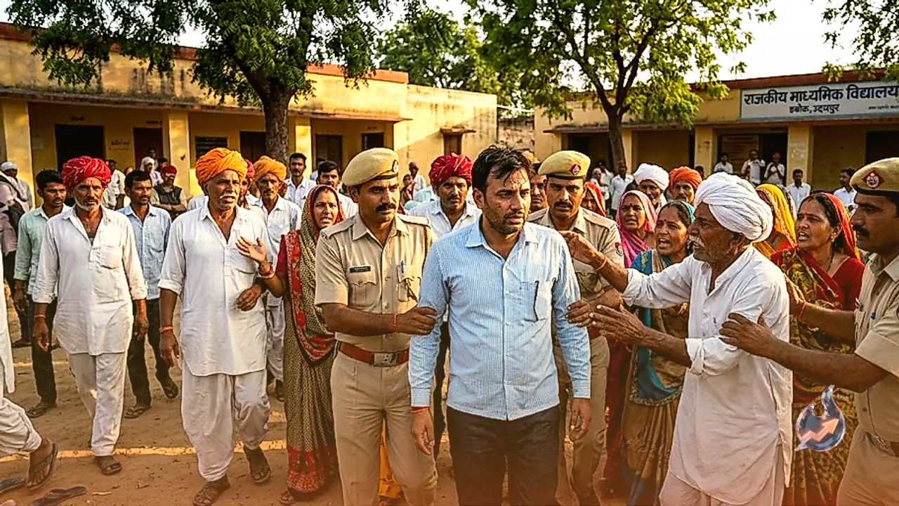 Rajasthan Villagers Beat Up Government School Teacher Over Molestation Complaint by Student