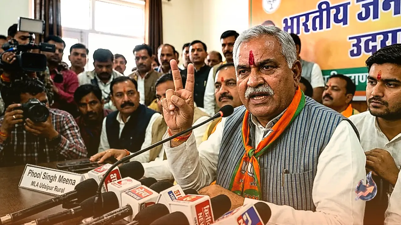 MLA Phool Singh Meena Sparks Political Buzz Over BJP Mayoral Candidate Selection in Udaipur Civic Body Polls