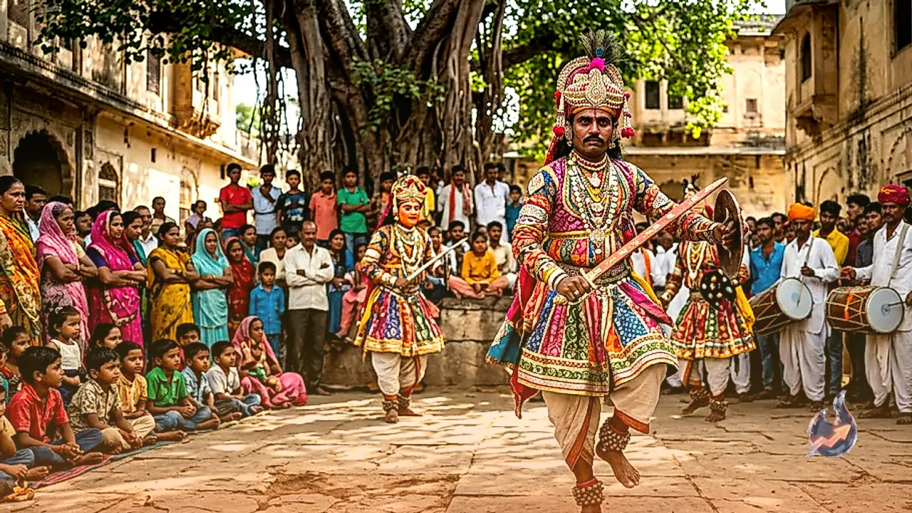 Udaipur News: Gavri Folk Theatre Begins In Mewar, Artists Will Not Return Home For Over A Month