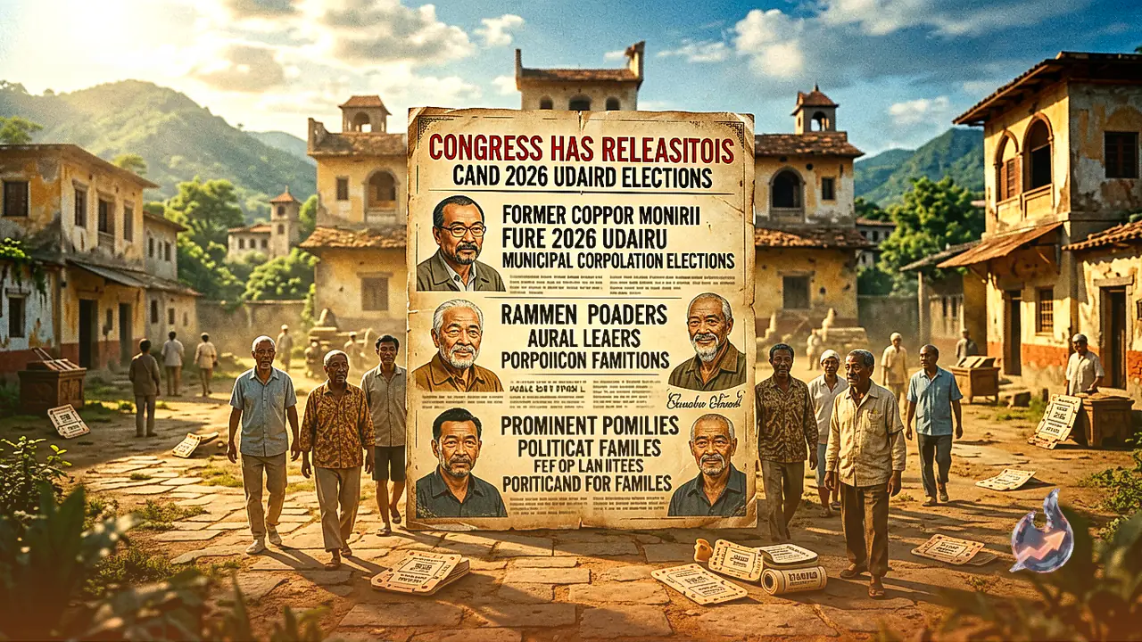 उदयपुर नगर निगम चुनाव: कांग्रेस ने उतारे उम्मीदवार, पुराने दिग्गजों और राजनीतिक परिवारों को मिला टिकट