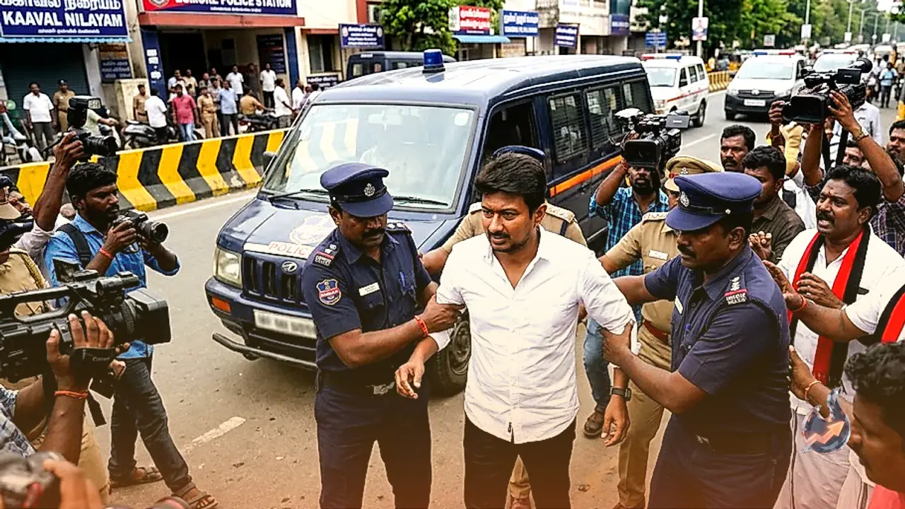 Udhayanidhi Stalin Arrested Over Remarks Involving Trisha Krishnan as Tamil Nadu Politics Intensifies