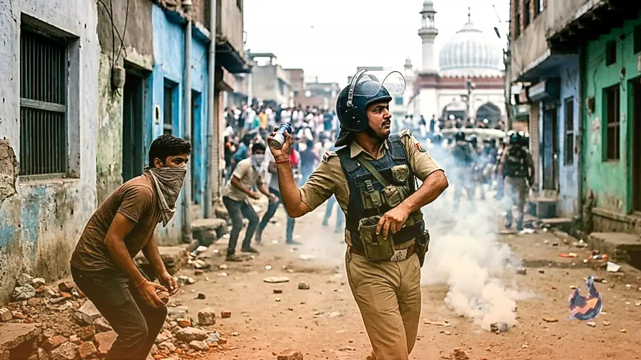 Clashes Erupt in Ujjain's Abdalpura Over Shahi Masjid Demolition Drive, Police Fire Tear Gas Shells Amid Heavy Stone Pelting
