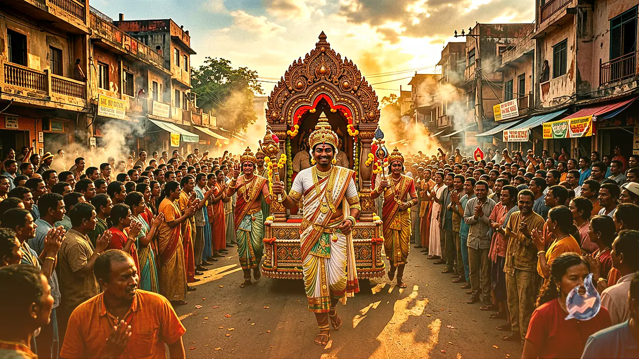 Ujjain Witnesses Massive Devotee Turnout as Lord Mahakal Steps Out in Chandramouleshwar Form on Third Sawan Somwar