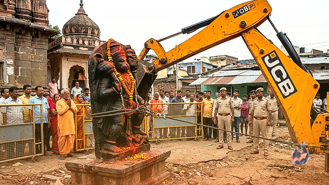 Heavy Machinery Fails to Budge 170-Year-Old Hanuman Statue in Ujjain as Low-Budget Film 'Hanuman Ansh' Crosses ₹140 Crore