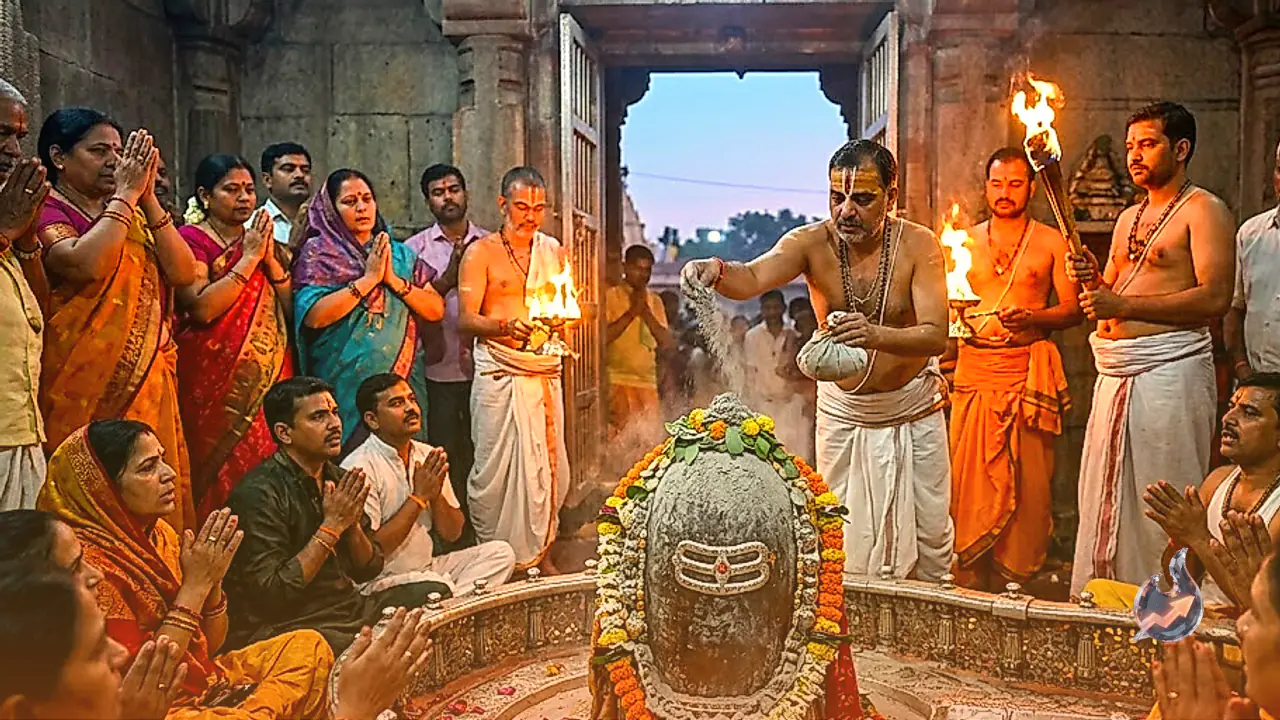 At Dawn In Ujjain, Mahakal's Ash Ritual Draws Devotees Seeking Prosperity