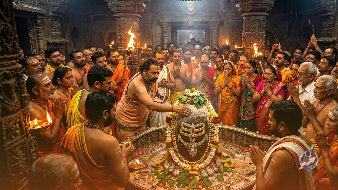 Devotees Begin Their Tuesday With Baba Mahakal as Bhasma Aarti Lights Up Ujjain’s Mahakaleshwar Temple