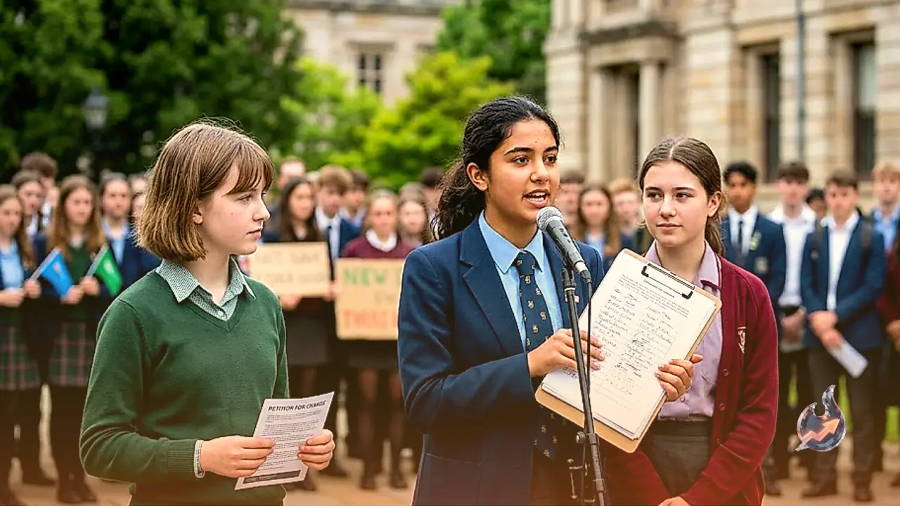 British Schoolgirls Launch Nationwide Petition Campaign Demanding Total Ban on School Uniforms in Adult Content