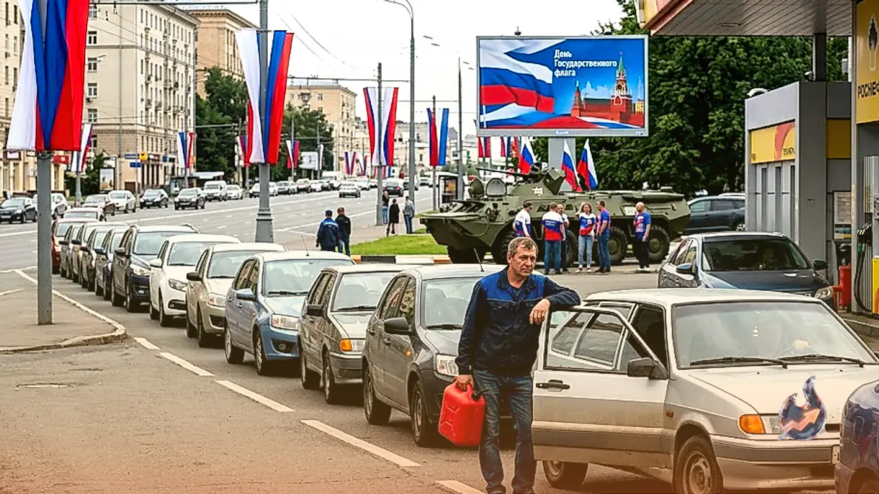 Ukrainian Drone Attacks Trigger Severe Fuel Shortages in Moscow as Russian Citizens Adapt to War Realities