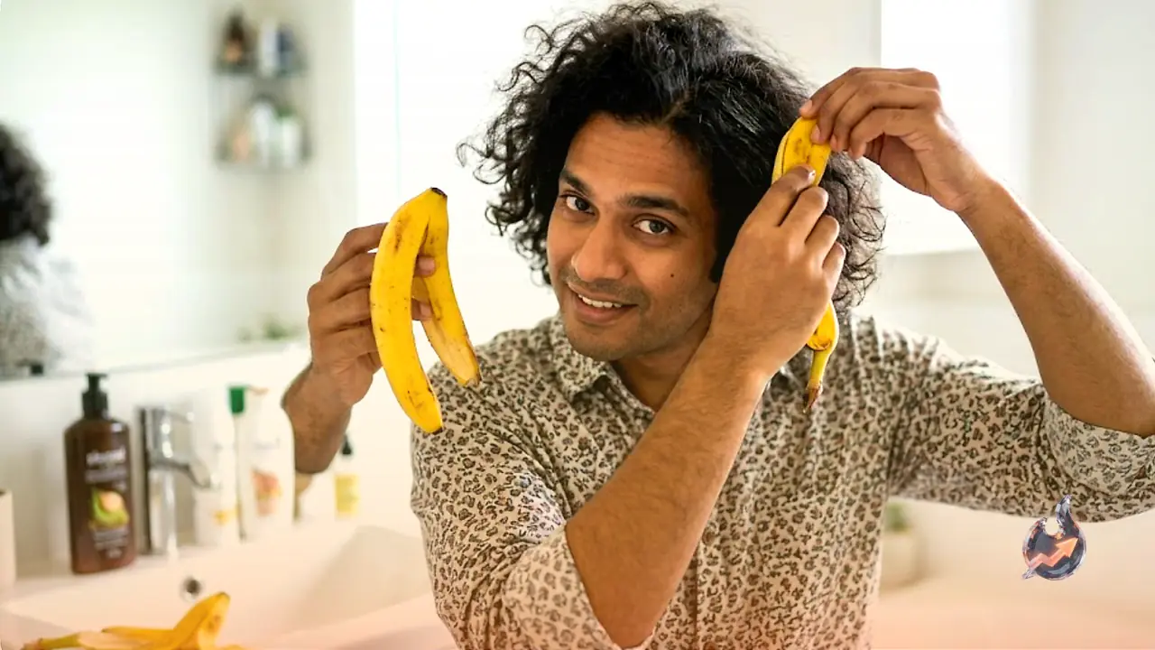 Frizzy, Tangled Hair? This Banana Peel Trick Could Be Your Cheapest Fix