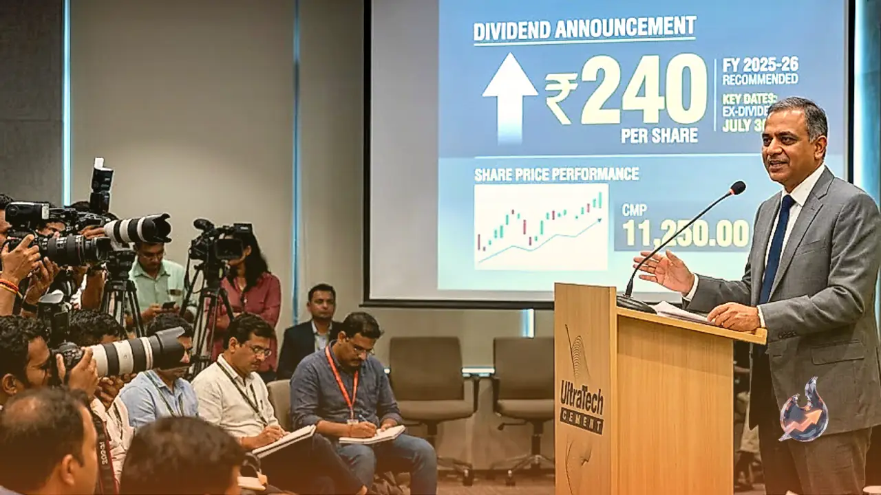 UltraTech Cement Announces Rs 240 Dividend Per Share: Check Key Dates and Share Price Details