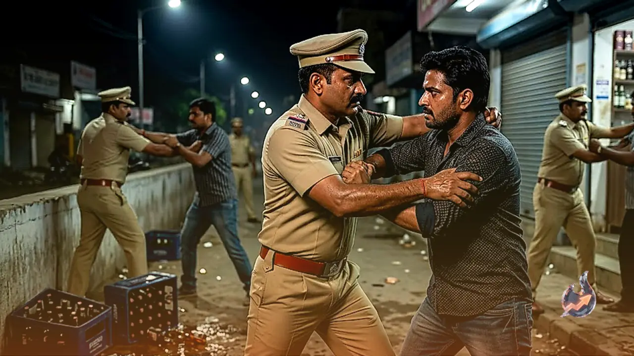 Uniformed Cops and Liquor Store Staff Clash Violently in Una, Viral Video Triggers Probe