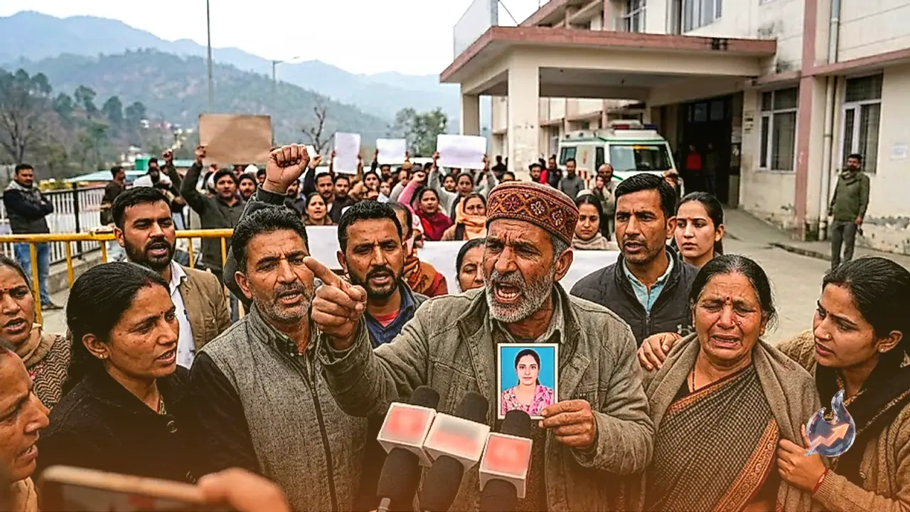 Suspicious Death of Married Woman in Una: Protests Erupt at Hospital Over Dowry Harassment and Murder Allegations