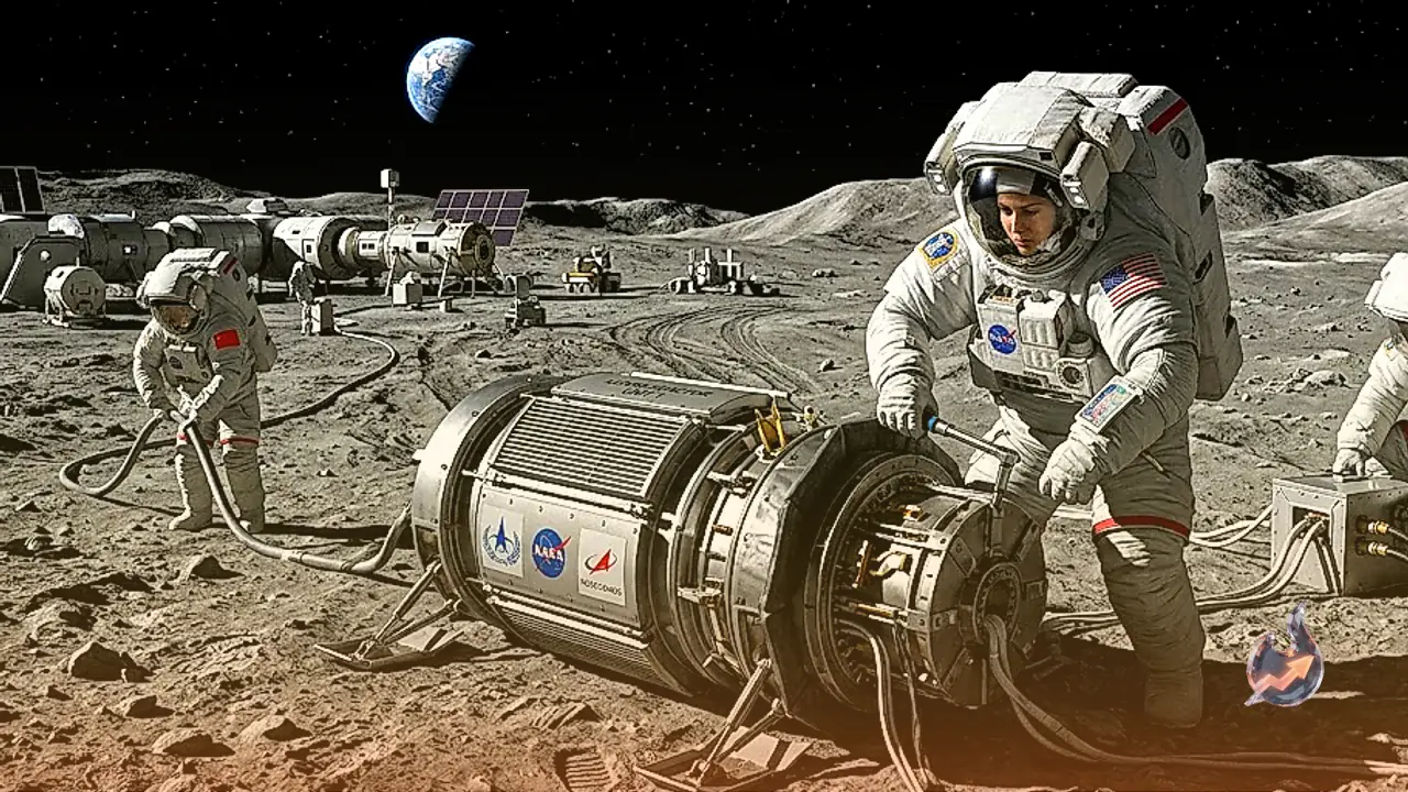 United States, Russia, and China Plan Nuclear Power Reactors on the Moon