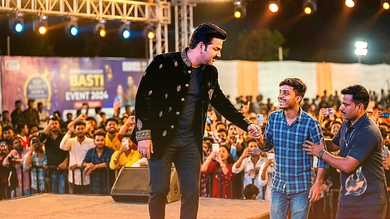 Pawan Singh Intervenes After Security Stops Fan at UP Event, Invites Him Back for Photo