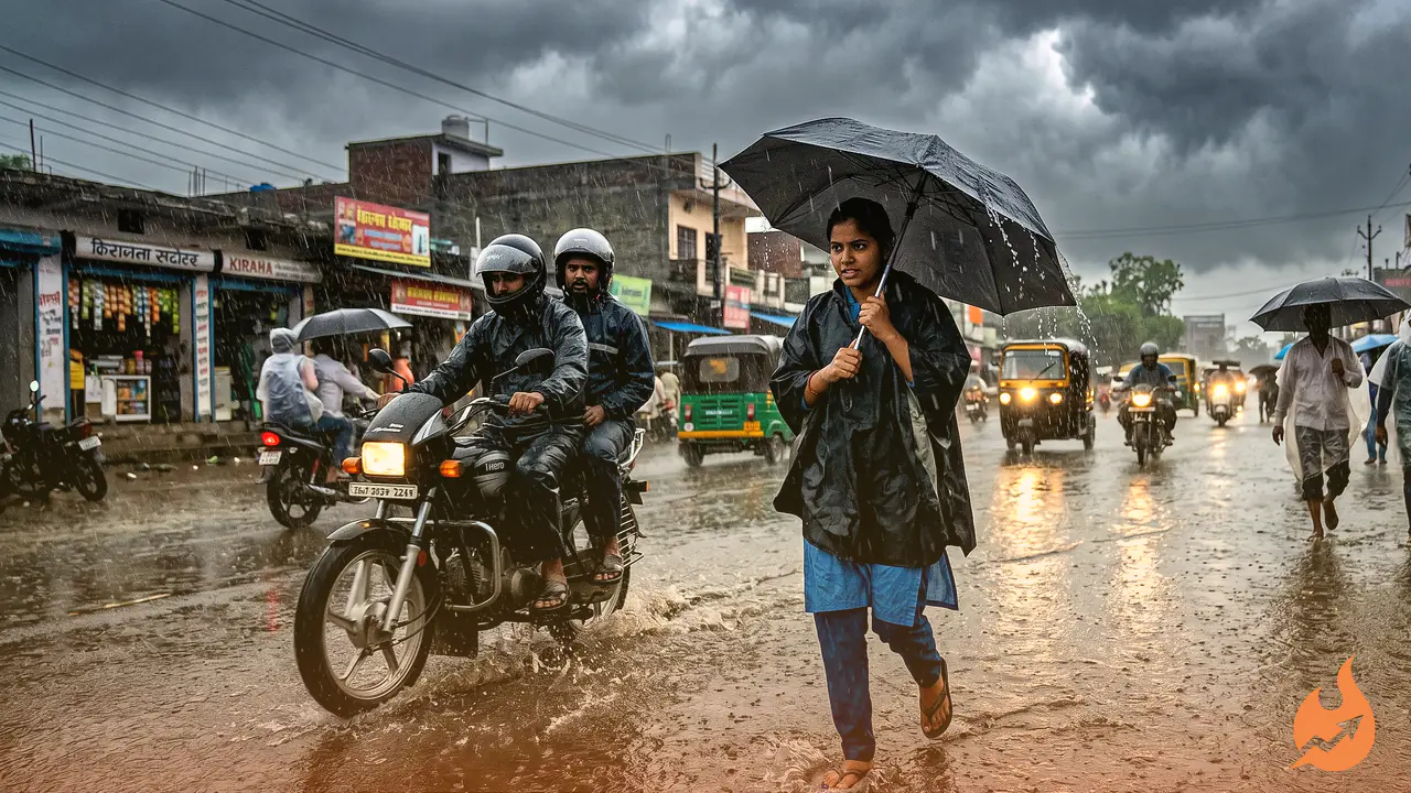 Storms and Rain Likely Across UP Today: Orange Alert for 13 Eastern Districts, Yellow Alert for Noida-Ghaziabad — Here's the Monsoon Timeline