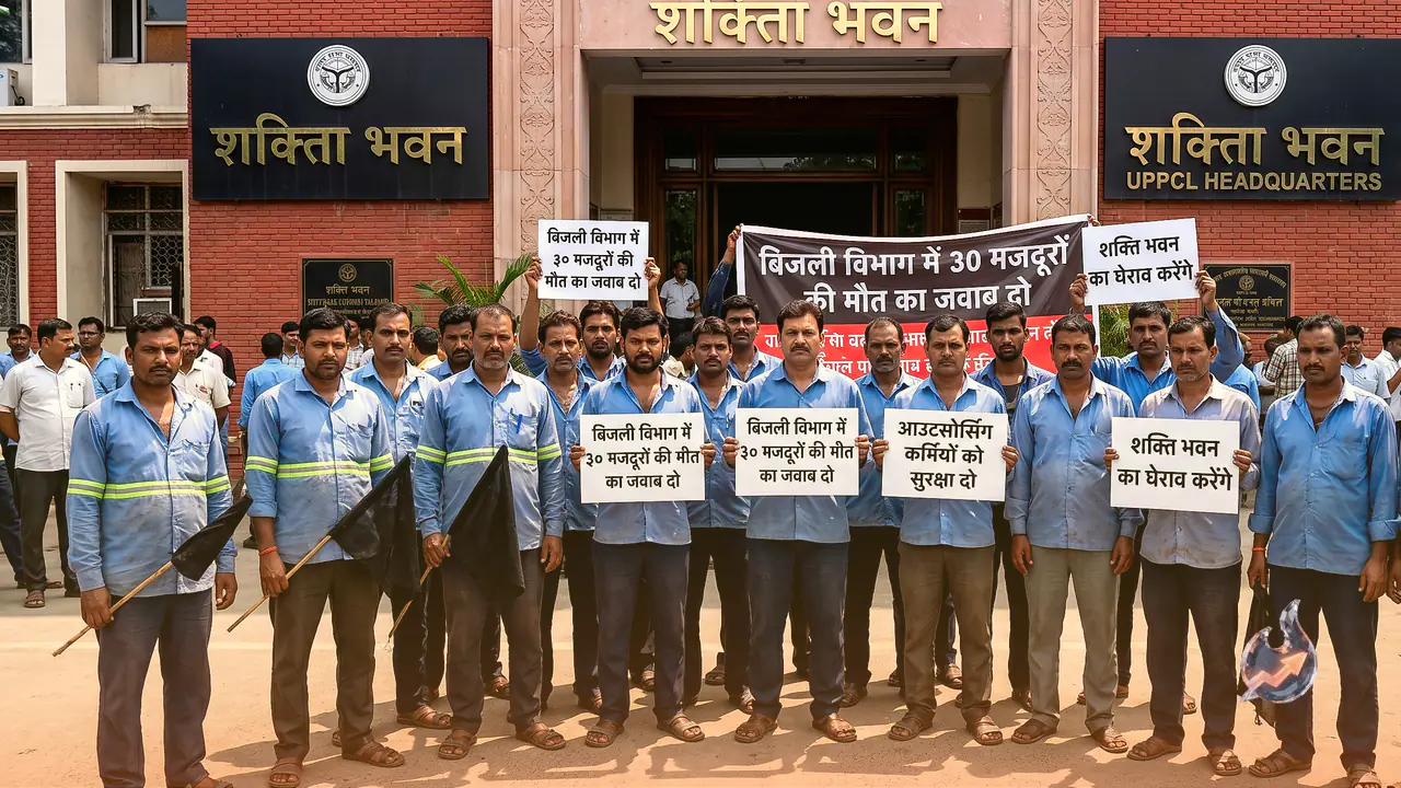 Power Turns Deadly in UP: 30 Outsourced Workers Killed by Electrocution in 49 Days, Contract Union Threatens to Lay Siege to Shakti Bhawan