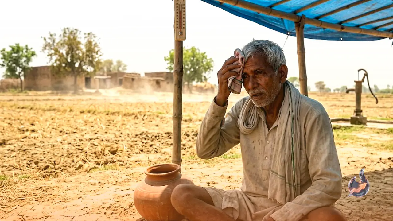 Scorching Heatwave Grips Uttar Pradesh as Delayed Monsoon Leaves Over 35 Districts Sweltering