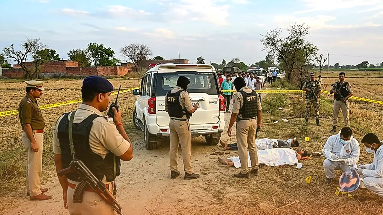 UP STF Neutralizes Two Shooters In Shamli Encounter Over Ankit Baliyan Murder Case