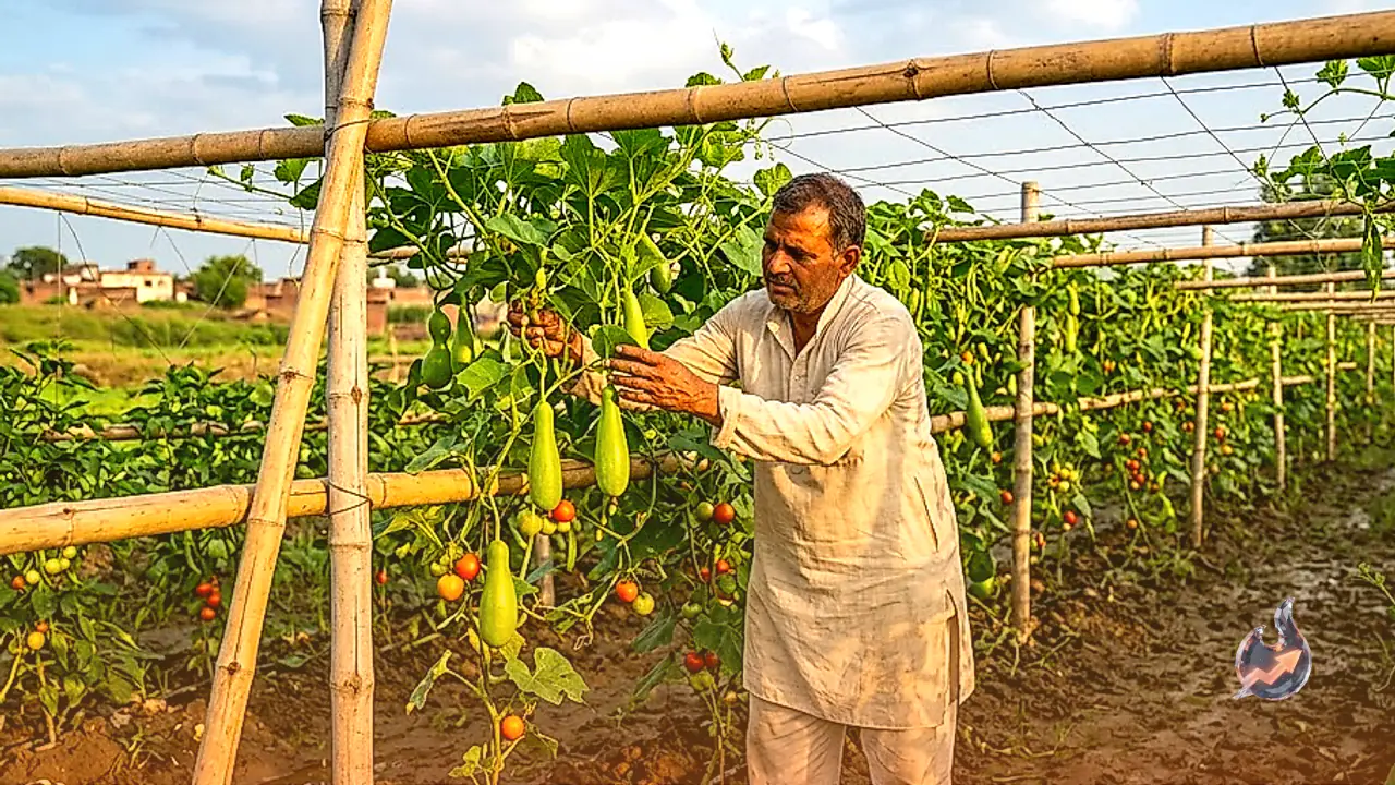 A 40 Percent Yield Jump: Firozabad Scientists Explain The Safest Trellis Formula For Growing Monsoon Vegetables
