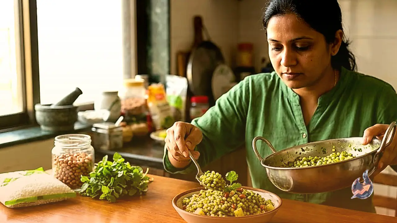 Refresh Your Fasting Menu with Mint and Coriander Hariyali Sabudana Khichdi