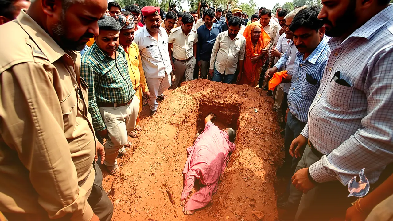 Uproar in Churu Over Seer's Suspicious Death as Body Exhumed 50 Hours After Burial