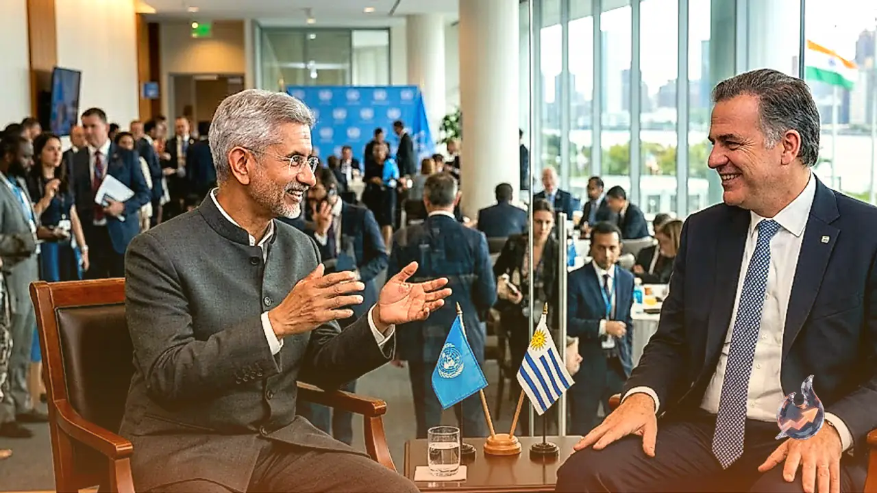 S. Jaishankar Meets Uruguay President Yamandu Orsi on UNGA Sidelines