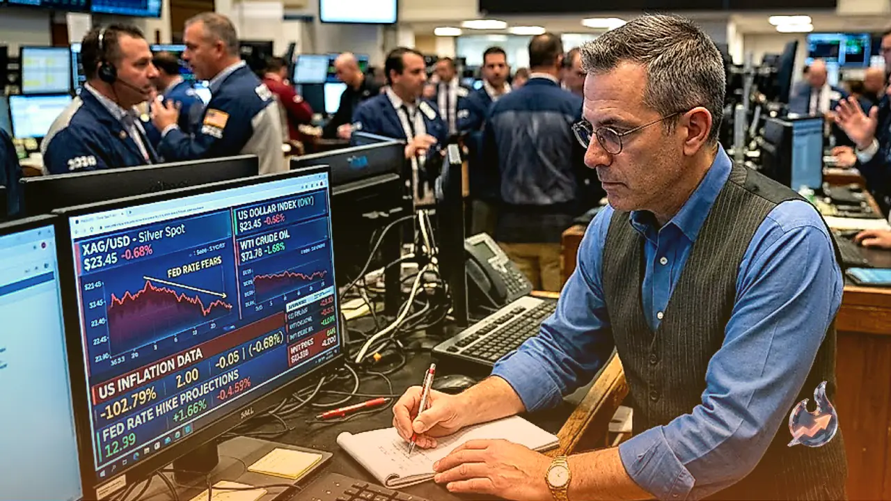 Silver Softens Under Pressure from Federal Reserve Rate Hike Fears as Inflation Remains Resilient