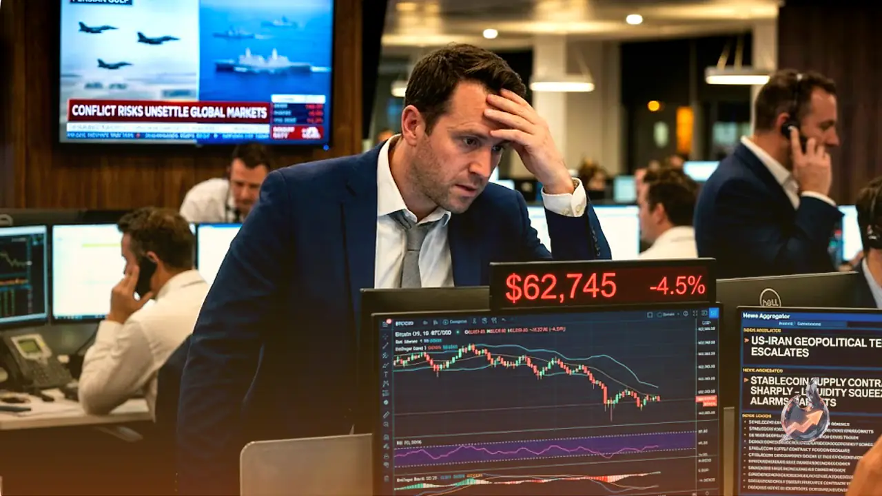 Geopolitical Friction and Liquidity Squeeze Pull Bitcoin Below Key Levels as Technical Indicators Flag Caution