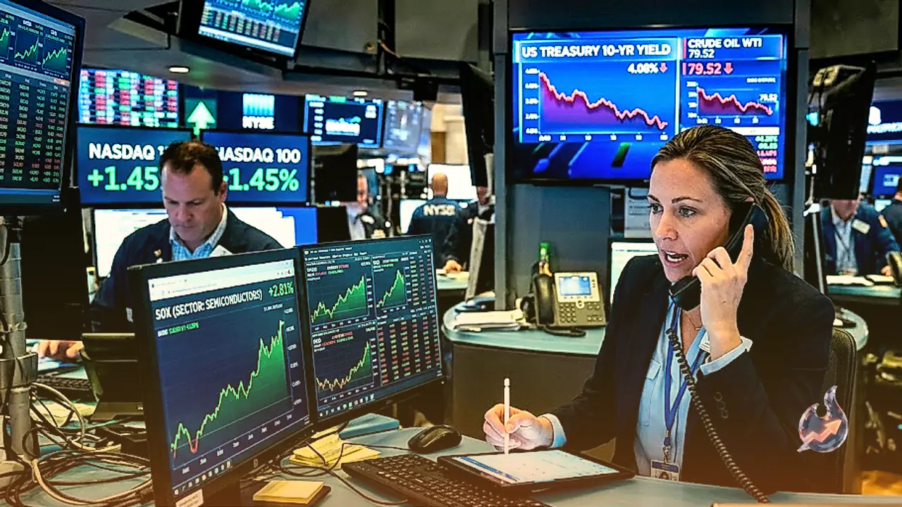 US Stock Futures Climb on Lower Treasury Yields and Chip Rebound