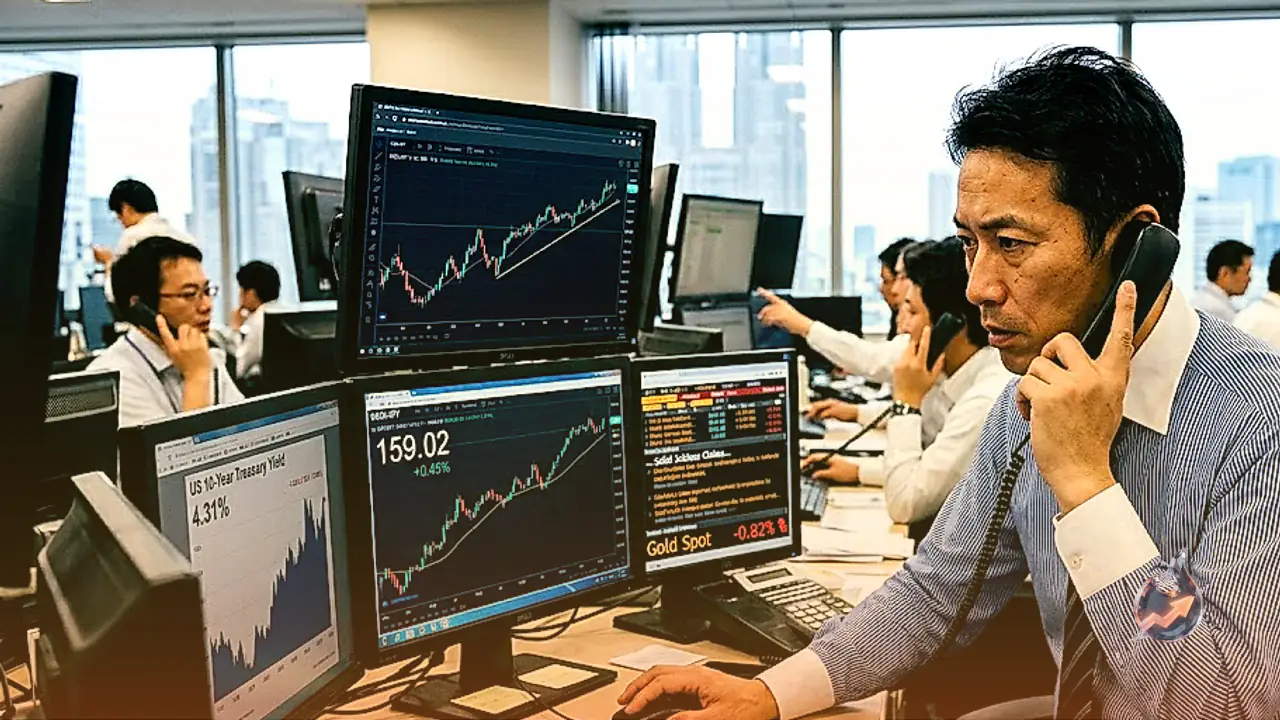 Rising US Treasury Yields Pressure Japanese Yen as Dollar Rebounds Near 159 Level