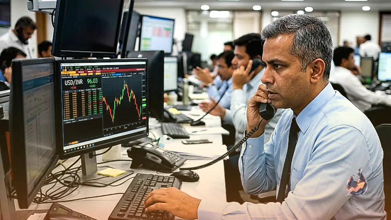 Rupee Stabilizes Near 96 Against Dollar on Central Bank Action as Oil Surge Fuels Rate Hike Prospects