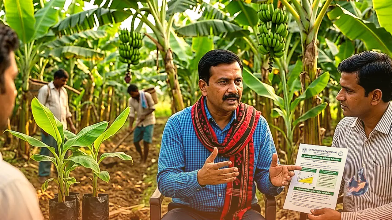 Farmers In Mau District Get Two Stage Subsidies For Banana Cultivation Under UP Horticulture Scheme