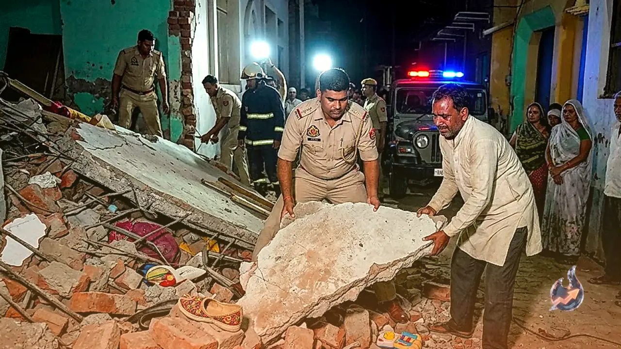Uttar Pradesh: House Roof Caves In at Muzaffarnagar, Four Children Among Five Dead as CM Yogi Orders Action