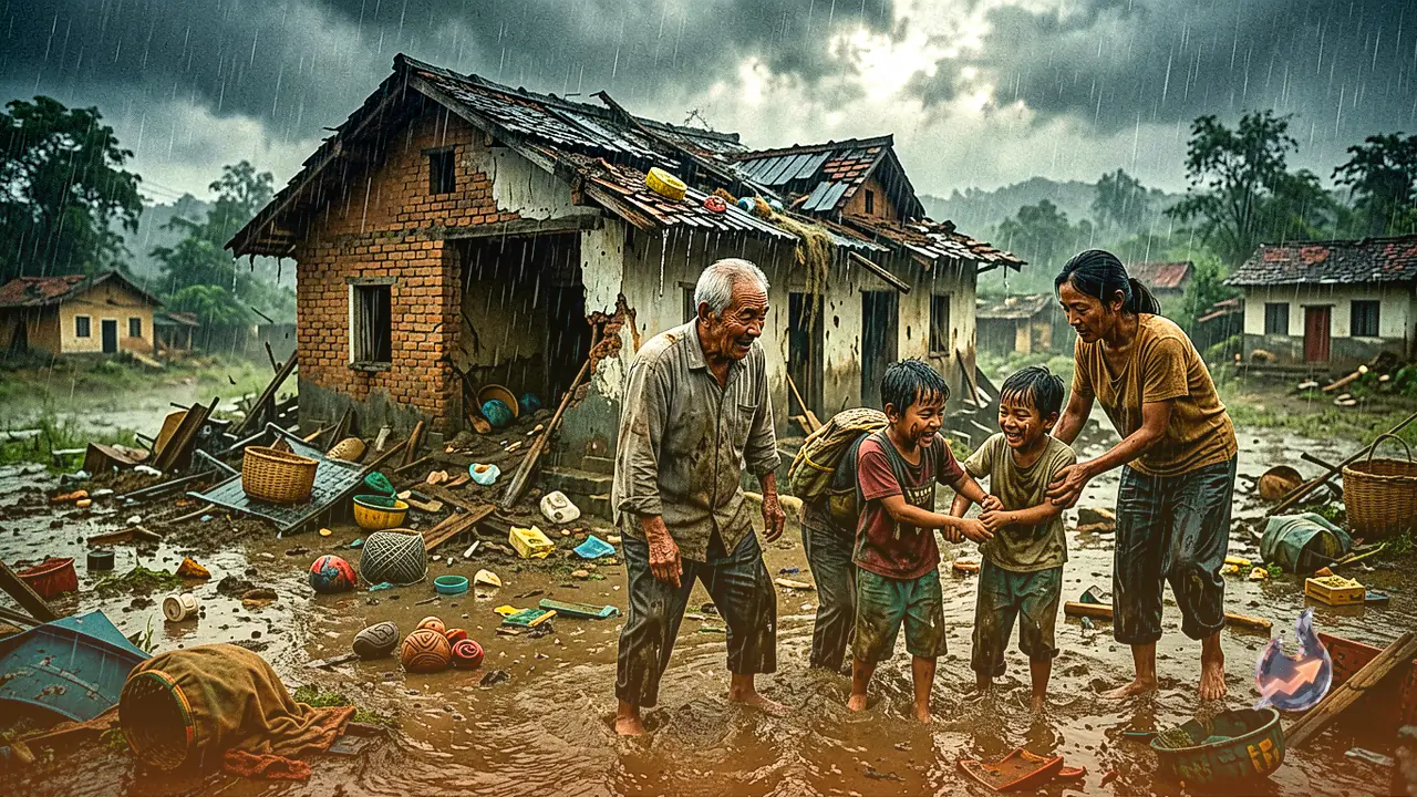 Heavy Rain Triggers House Collapse in Sijhari Village, Tragic Death of Elderly Couple in Uttar Pradesh