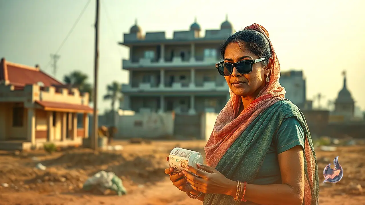 Diksha Jaiswal buys a plot with savings from her piggy bank over 9 years