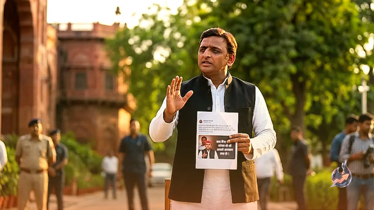 उत्तर प्रदेश में अपराध को लेकर अखिलेश यादव का मुख्यमंत्री पर सीधा निशाना