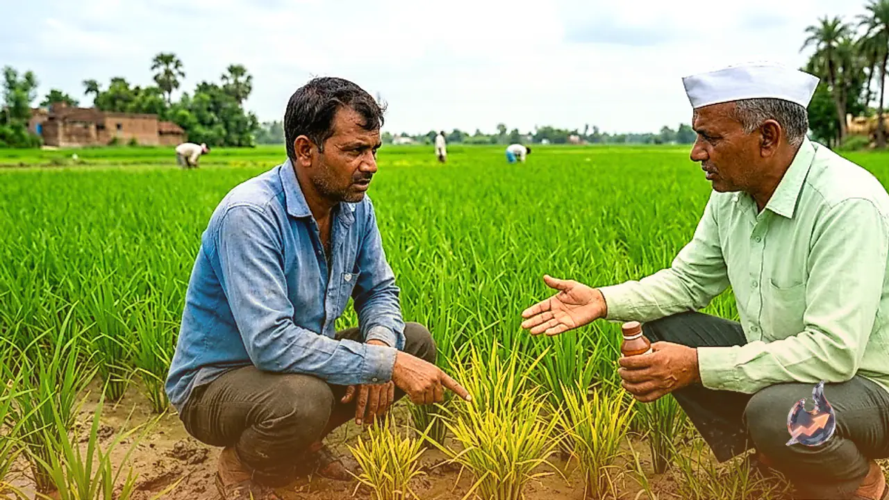 Paddy Crop Stunted Growth Threatens Uttar Pradesh Farmers as Agricultural Experts Outline Treatment Steps